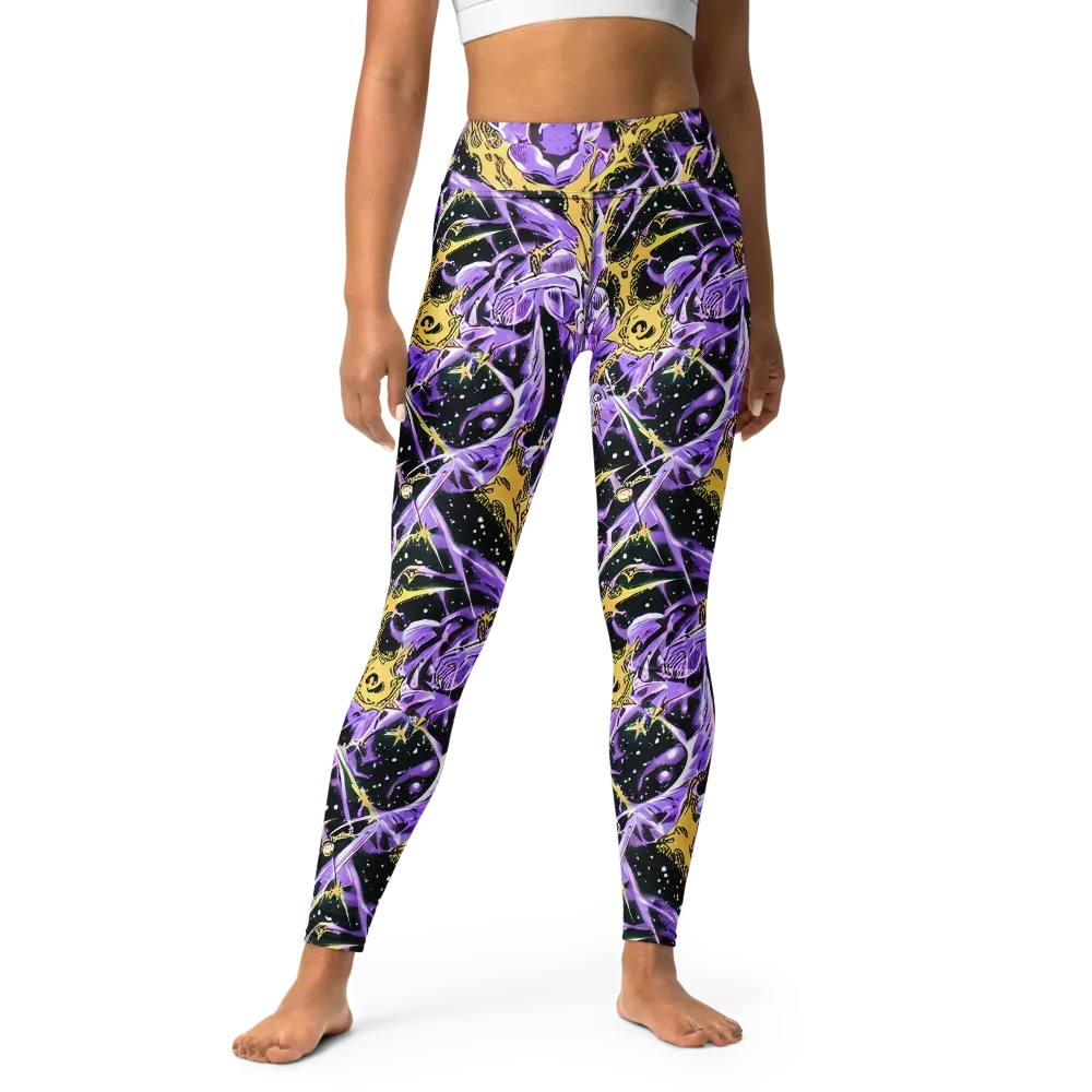 Violet Riot on Yoga Leggings — Front