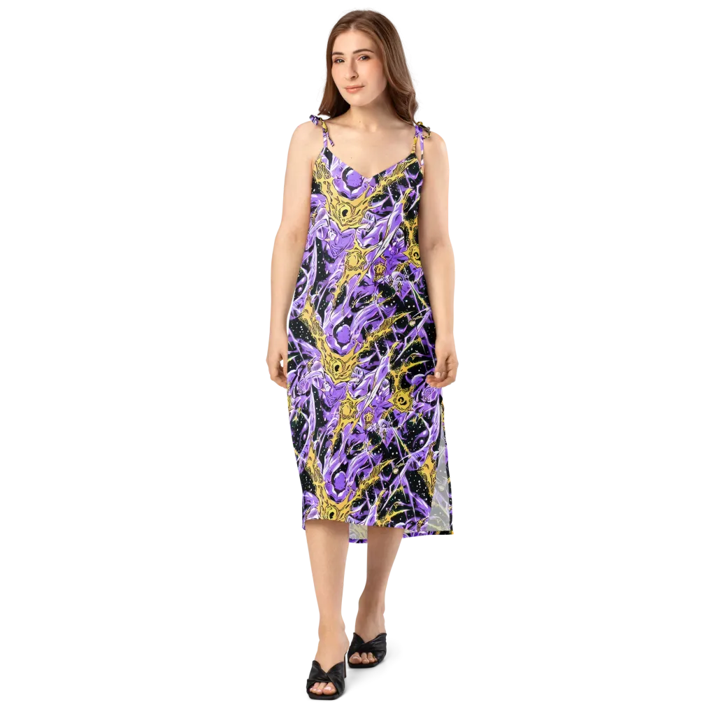 Violet Riot on Slip Dress — Front