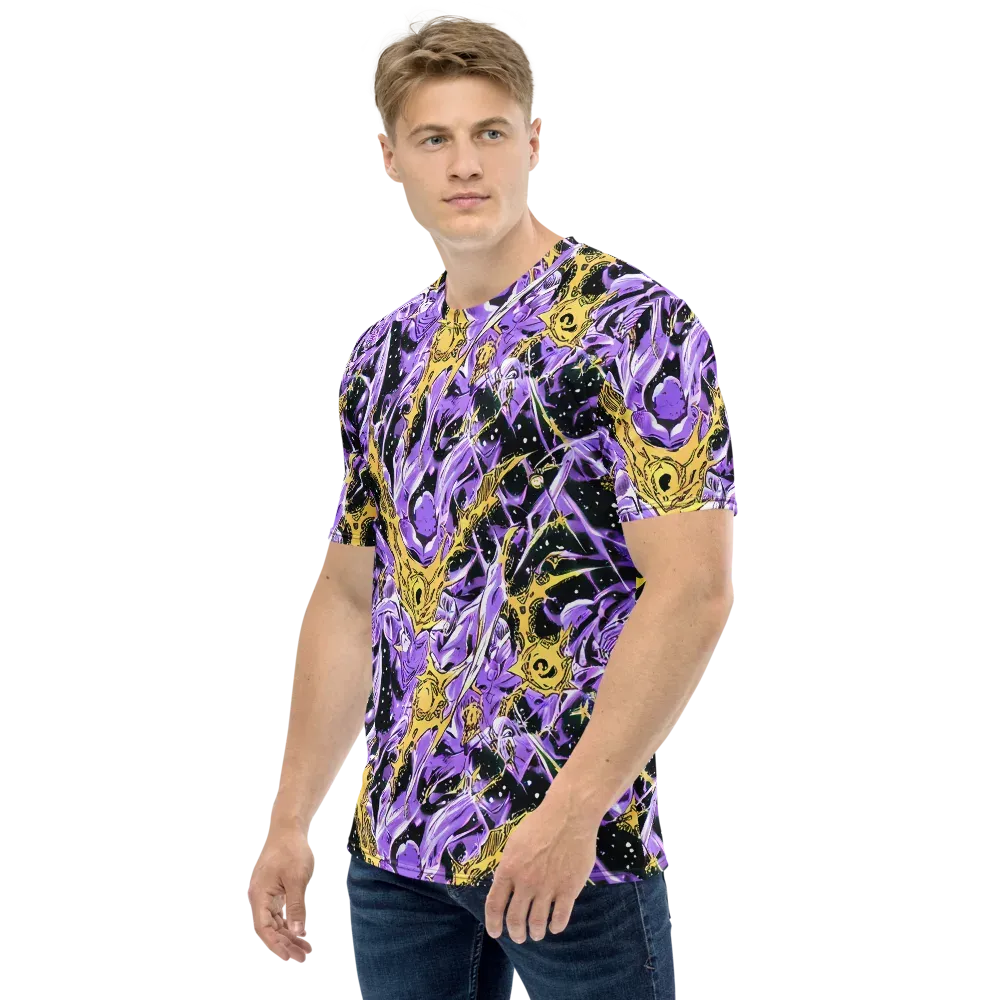 Violet Riot on Men's Crew Neck T-Shirt — Left