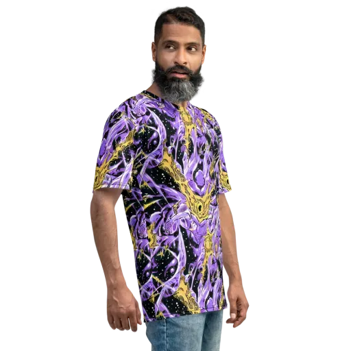 Violet Riot on a Men's Crew Neck T-Shirt