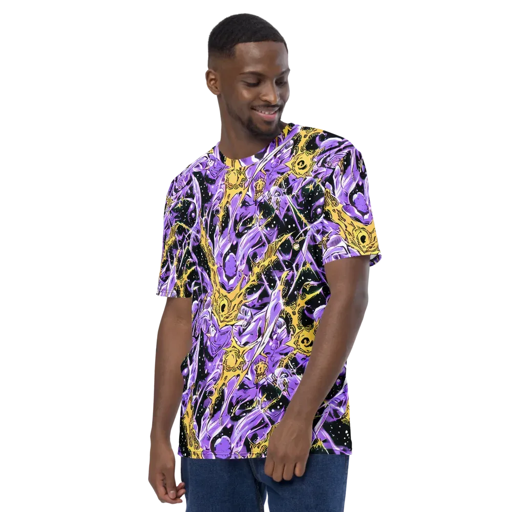 Violet Riot on Men's Crew Neck T-Shirt — Left