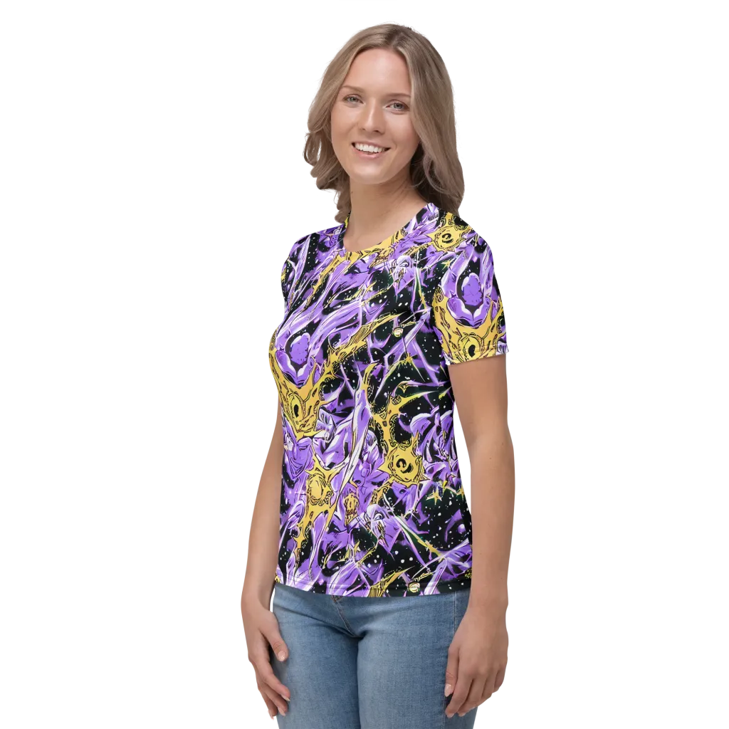 Violet Riot on Women's Crew Neck T-Shirt — Left