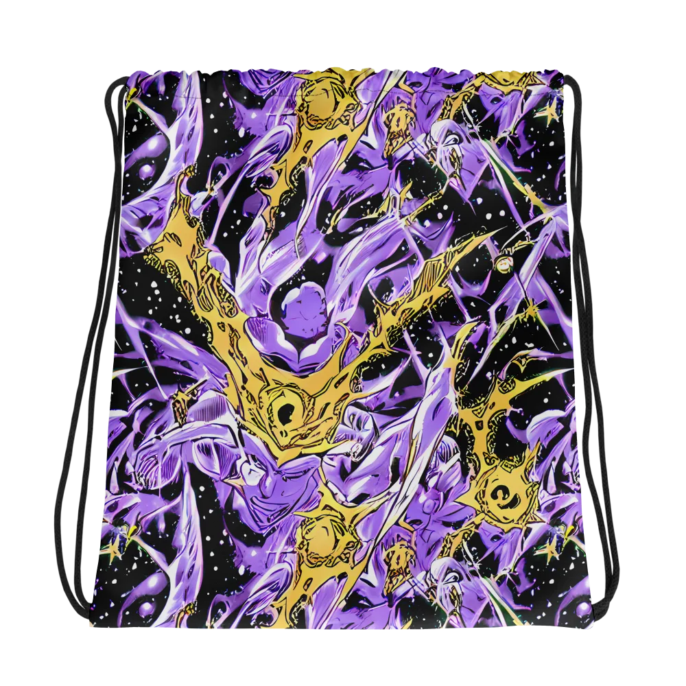 Violet Riot on Drawstring Bag — Photo