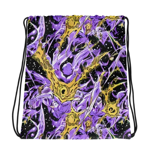 Violet Riot on a Drawstring Bag