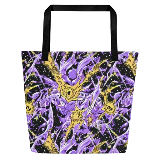 Violet Riot on a Large Tote Bag W/ Pocket