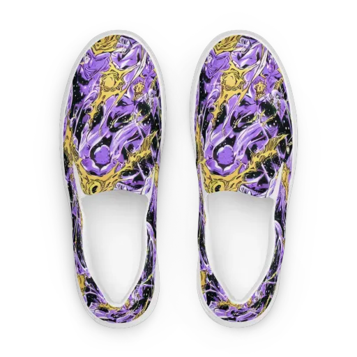 Violet Riot on a Women's Slip-On Canvas Shoes