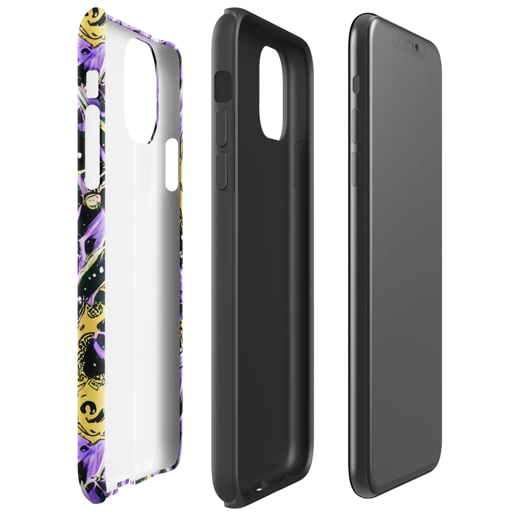 Violet Riot on Tough Case for iPhone® — Right
