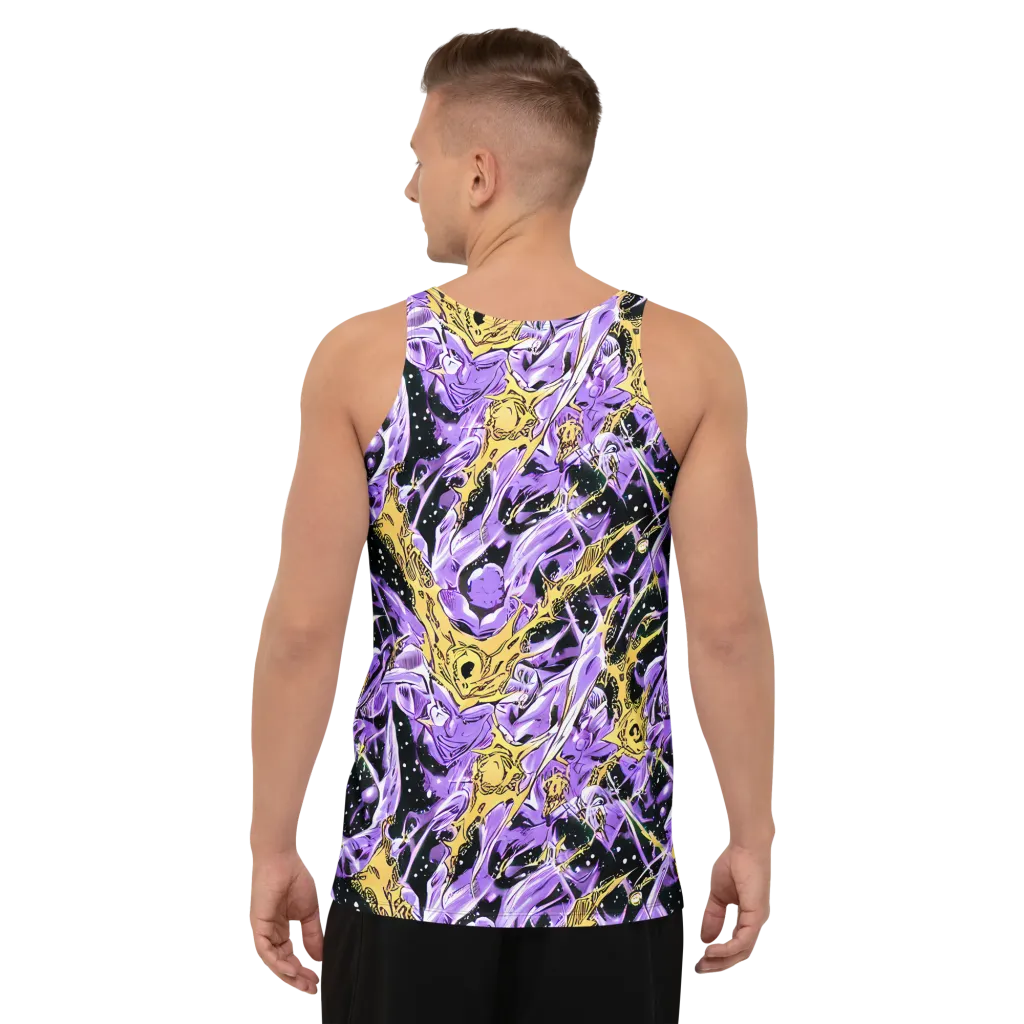 Violet Riot on Men's Tank Top — Back
