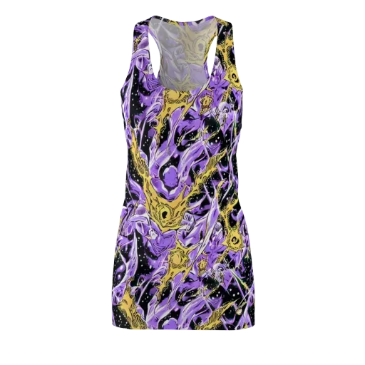 Violet Riot on a Racerback Dress
