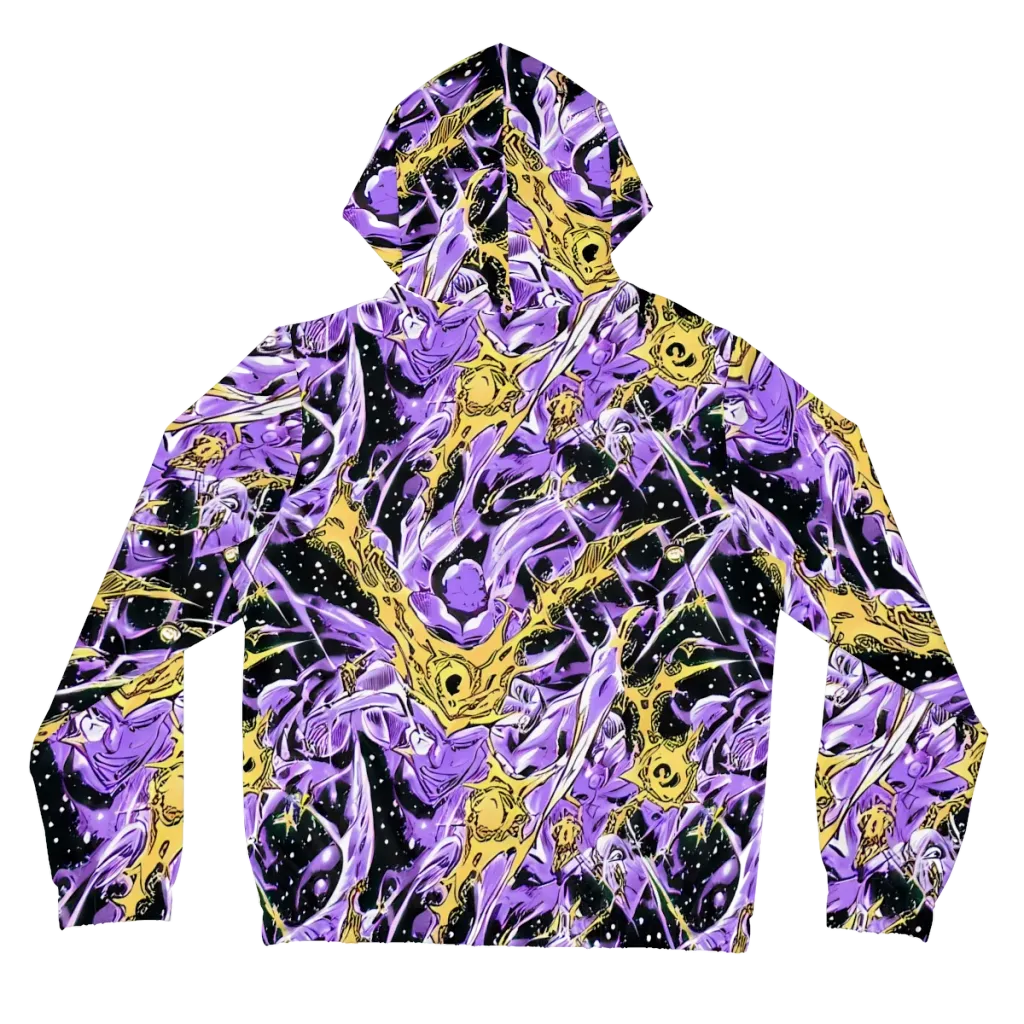 Violet Riot on Women's Full-Zip Hoodie — Back