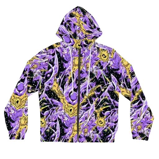 Violet Riot on a Women's Full-Zip Hoodie