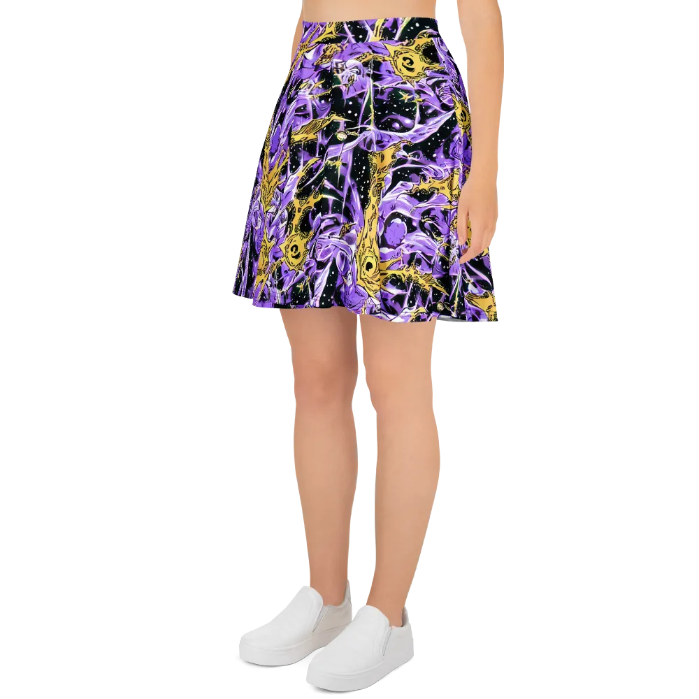 Violet Riot on Skater Skirt — Left