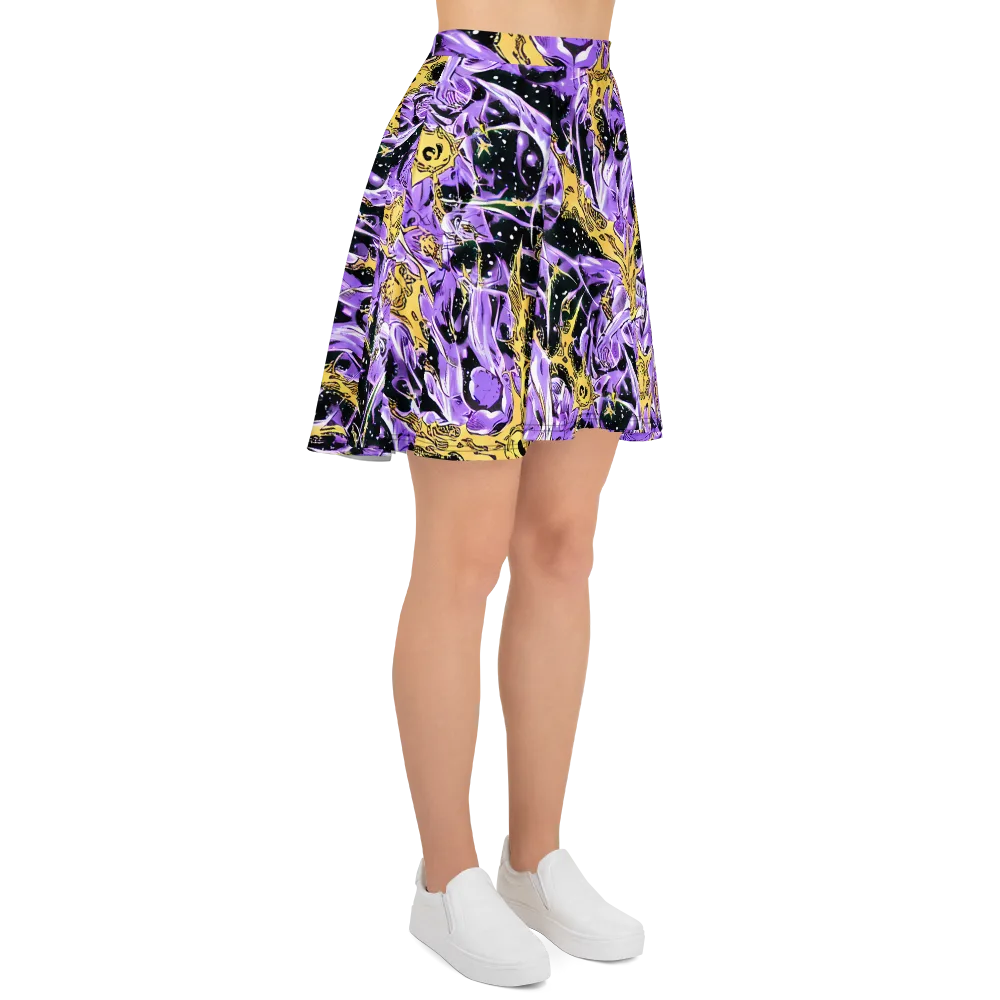 Violet Riot on Skater Skirt — Right