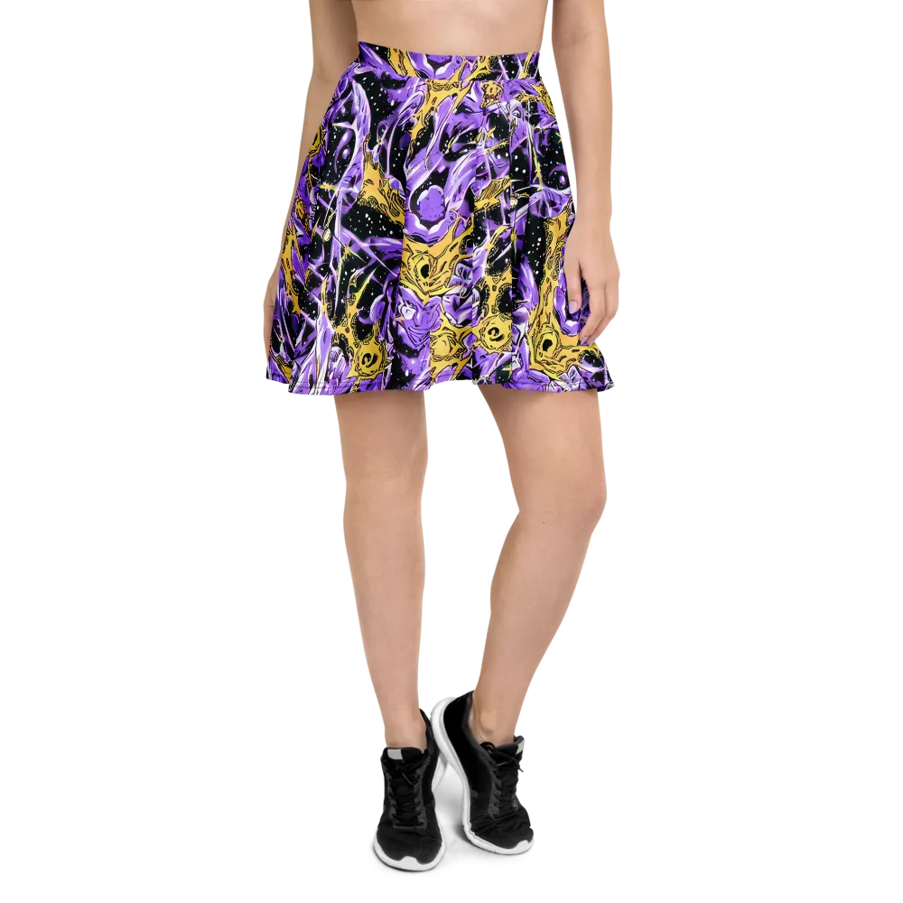 Violet Riot on Skater Skirt — Front