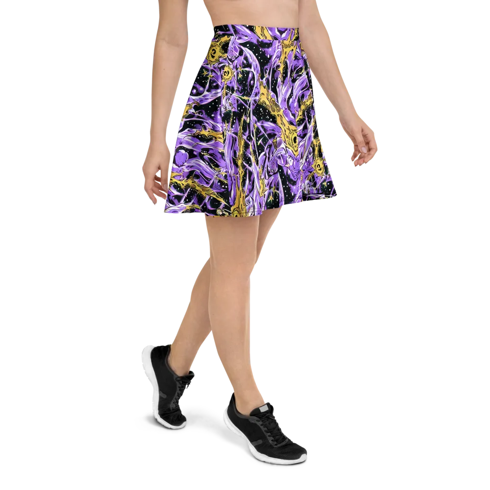 Violet Riot on Skater Skirt — Right