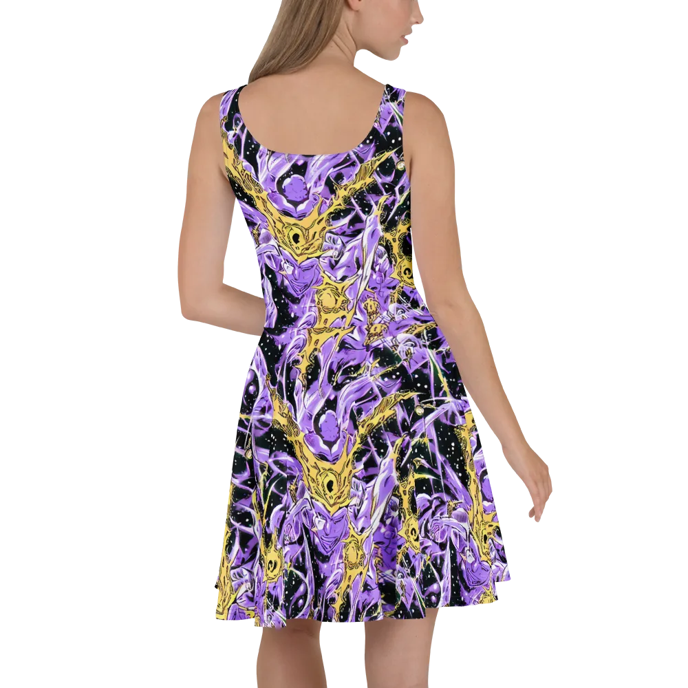 Violet Riot on Skater Dress — Back