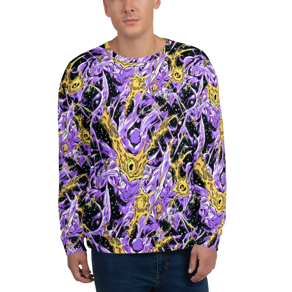 Violet Riot on Sweatshirt — Front