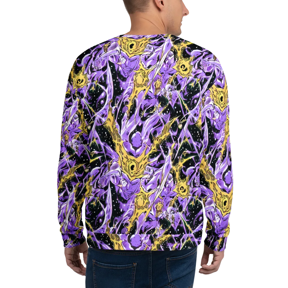 Violet Riot on Sweatshirt — Back