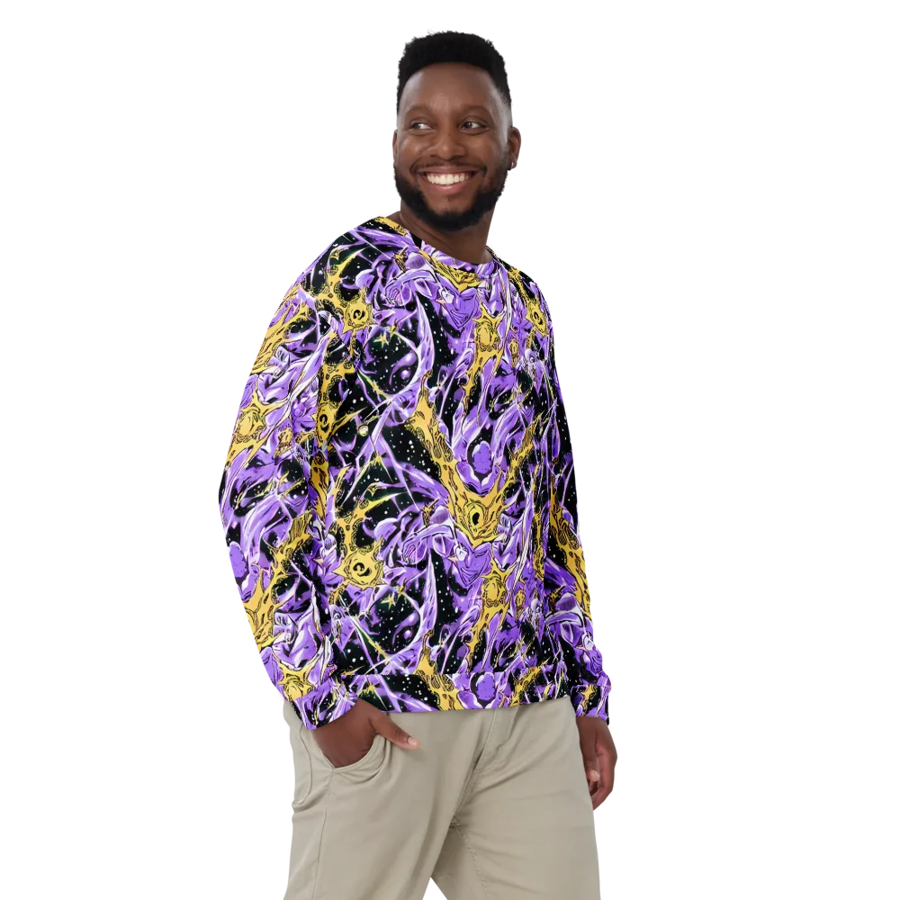 Violet Riot on Sweatshirt — Front
