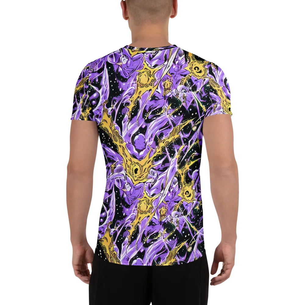 Violet Riot on Men's Athletic T-Shirt — Back
