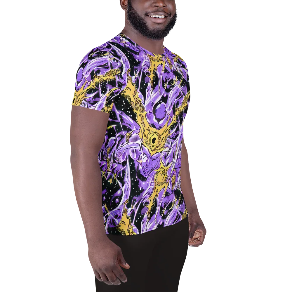 Violet Riot on Men's Athletic T-Shirt — Right