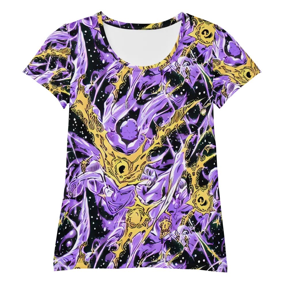 Violet Riot on Women's Athletic T-Shirt — Front