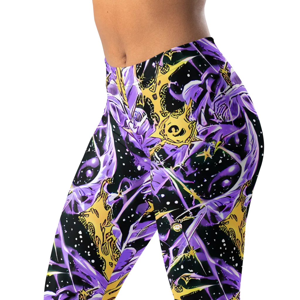 Violet Riot on Leggings — Left Front