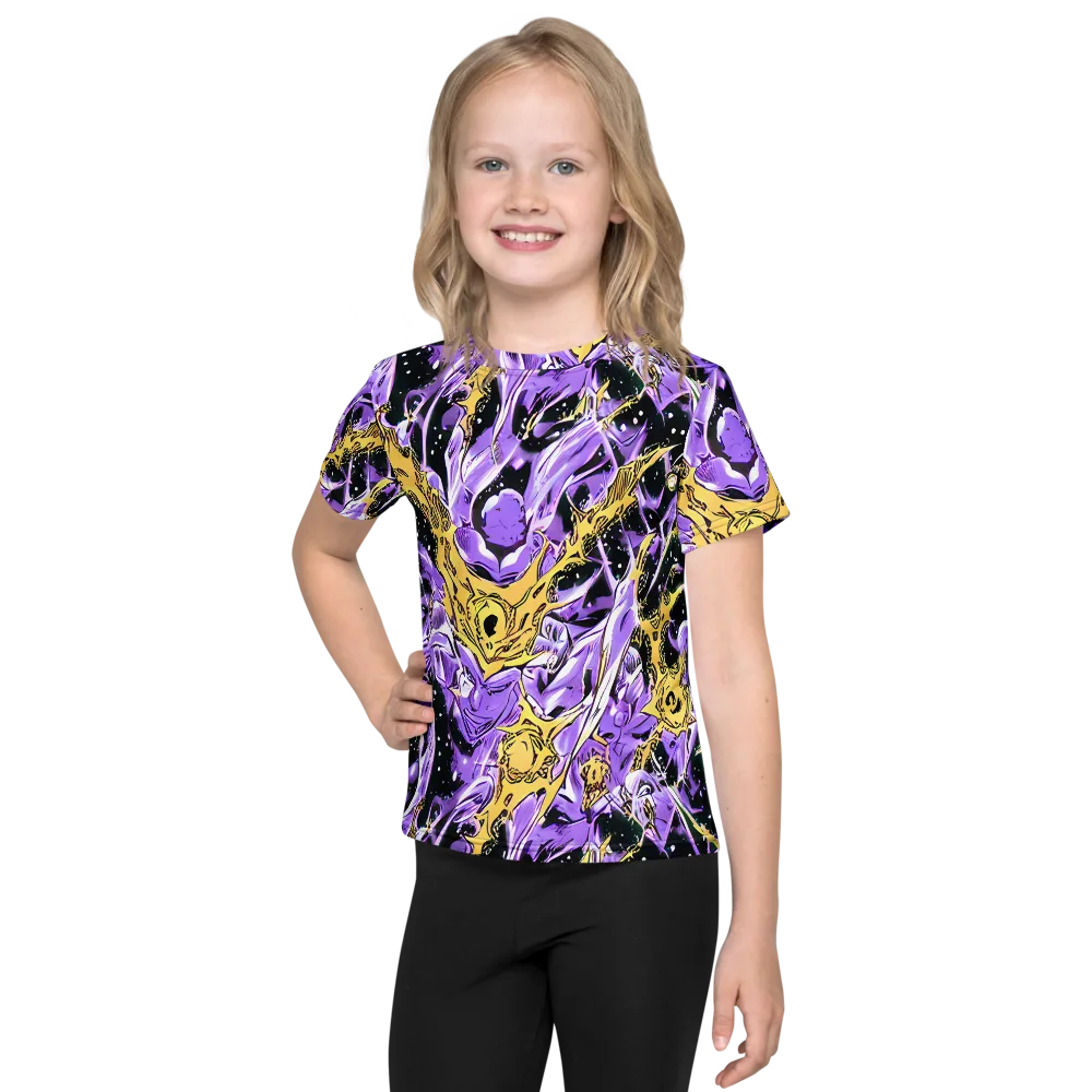 Violet Riot on Kids Crew Neck T-Shirt — Front
