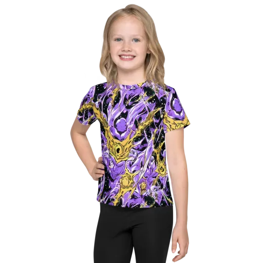 Violet Riot on a Kids Crew Neck T-Shirt
