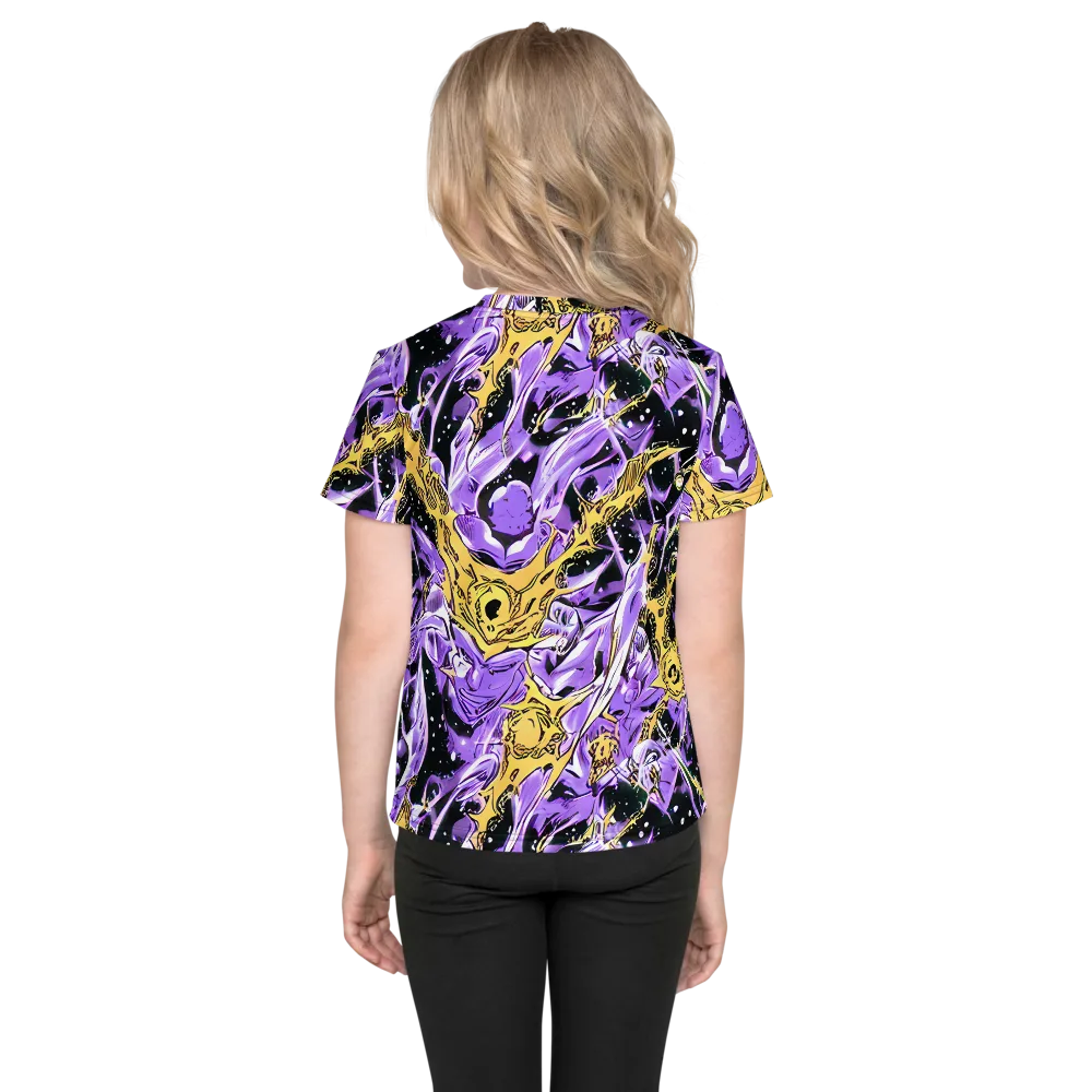 Violet Riot on Kids Crew Neck T-Shirt — Back