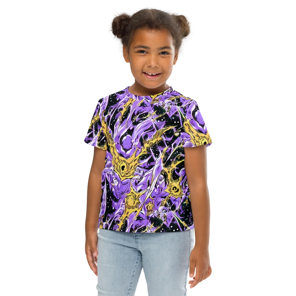 Violet Riot on Kids Crew Neck T-Shirt — Front