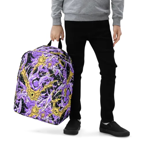 Violet Riot on a Minimalist Backpack