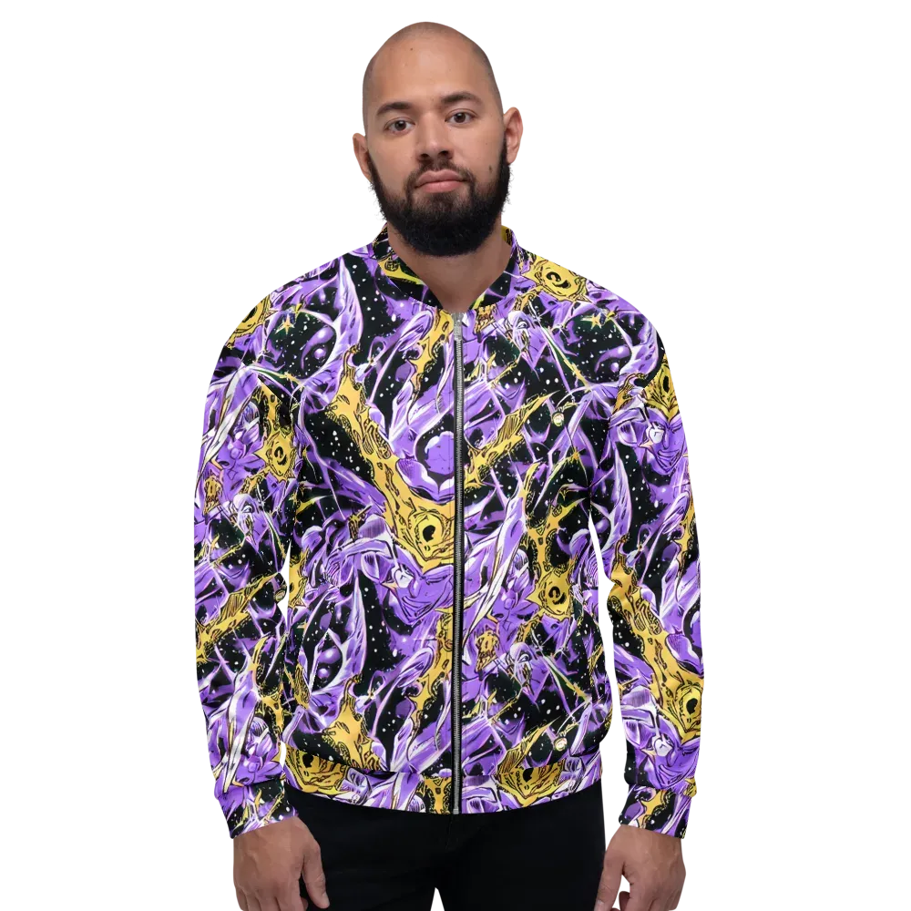 Violet Riot on Bomber Jacket — Front