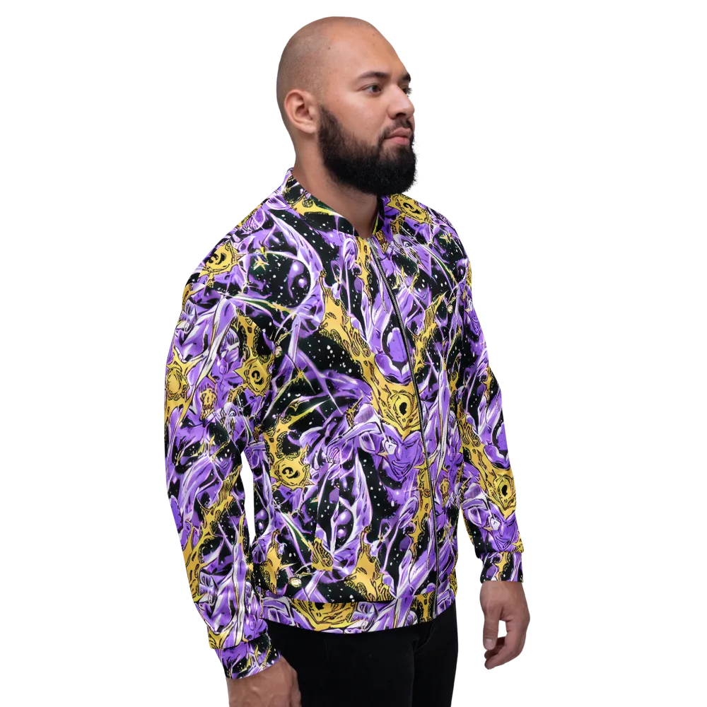 Violet Riot on Bomber Jacket — Right