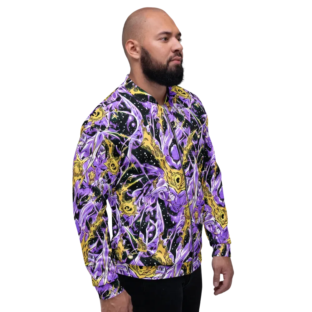 Violet Riot on Bomber Jacket — Right