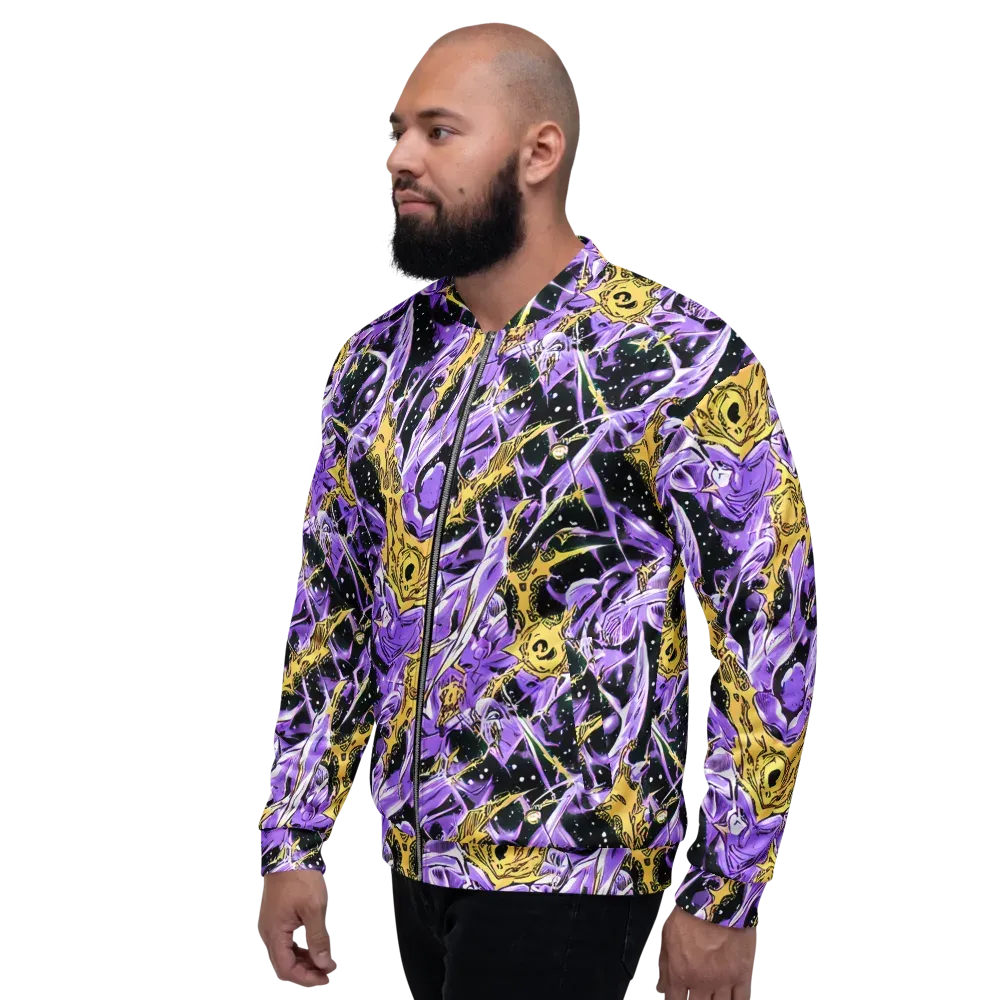 Violet Riot on Bomber Jacket — Left