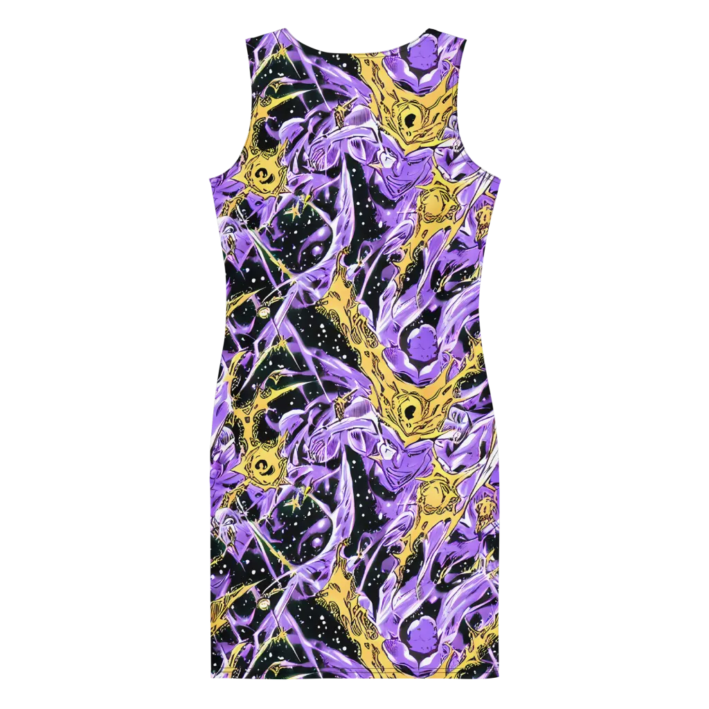 Violet Riot on Bodycon Dress — Back