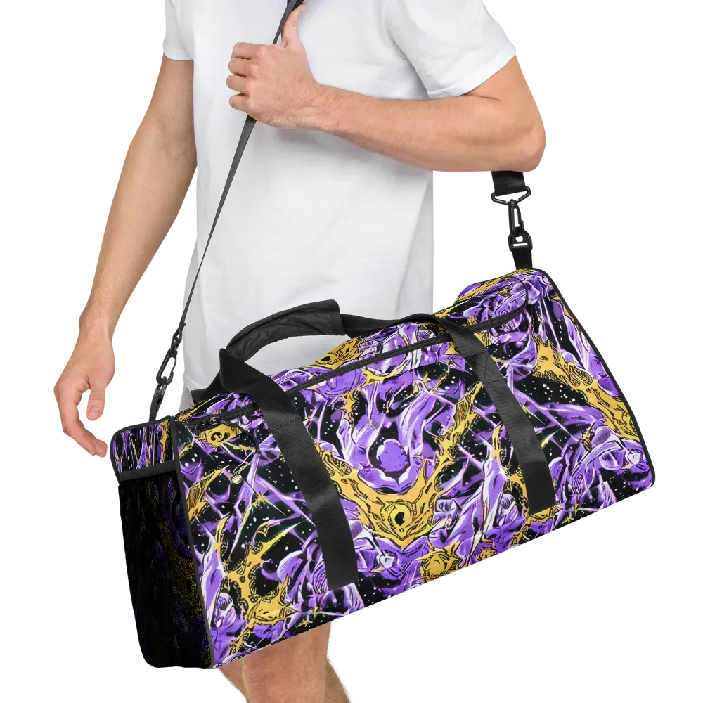 Violet Riot on Duffle Bag — Right Front