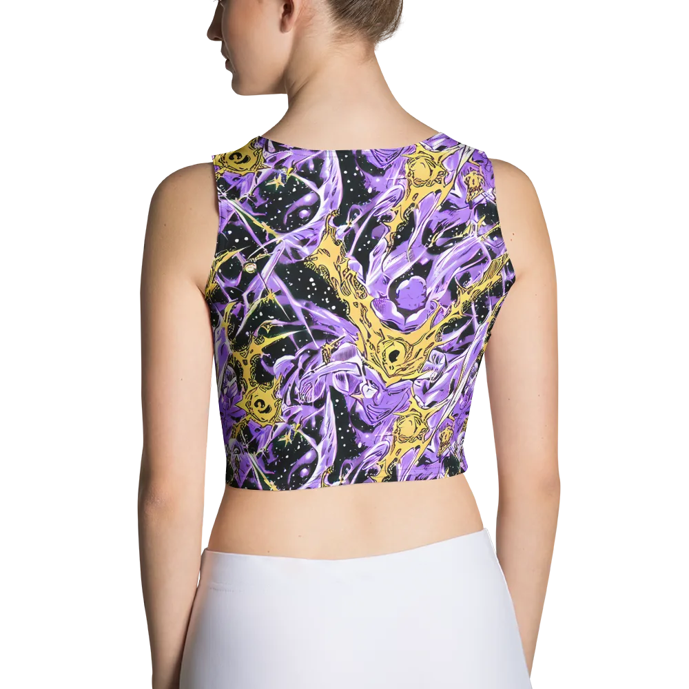 Violet Riot on Crop Top — Back