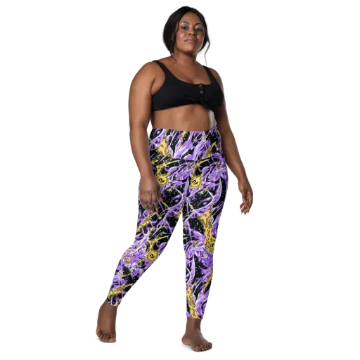 Violet Riot on a Leggings with Pockets