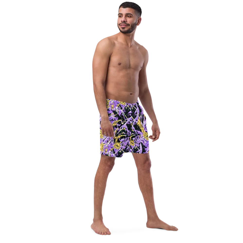 Violet Riot on Swim Trunks — Right Front