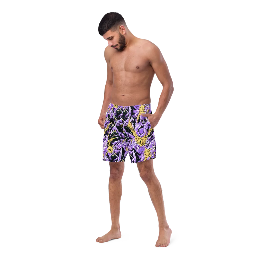 Violet Riot on Swim Trunks — Left Front