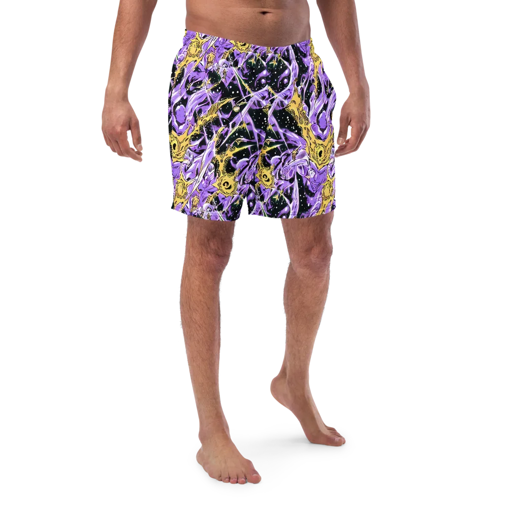 Violet Riot on Swim Trunks — Front