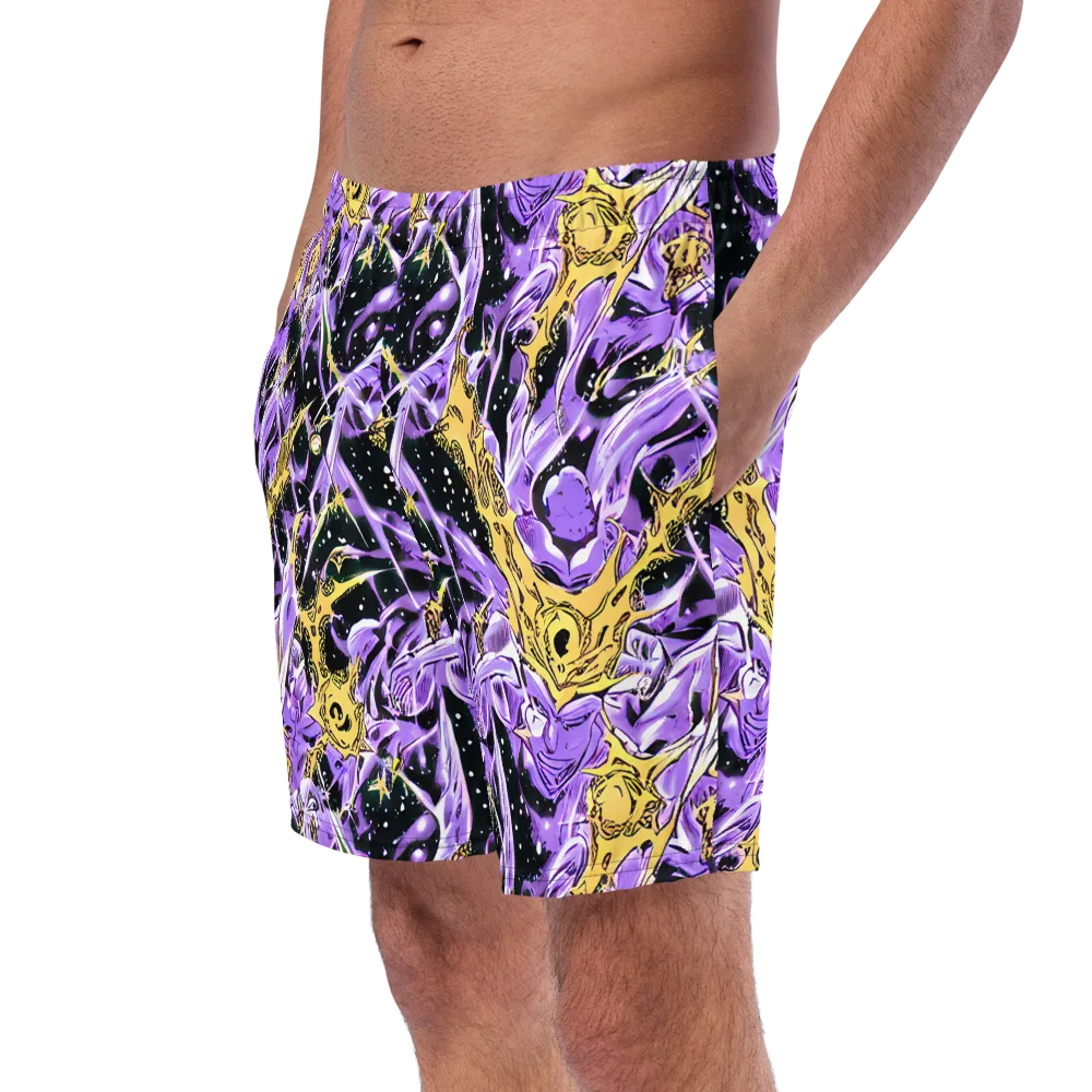 Violet Riot on Swim Trunks — Left Front