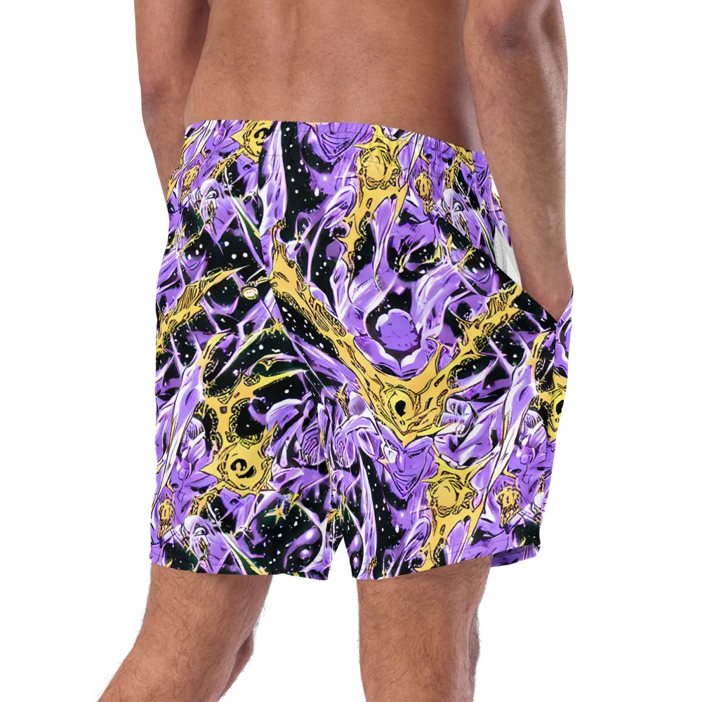Violet Riot on Swim Trunks — Right Back