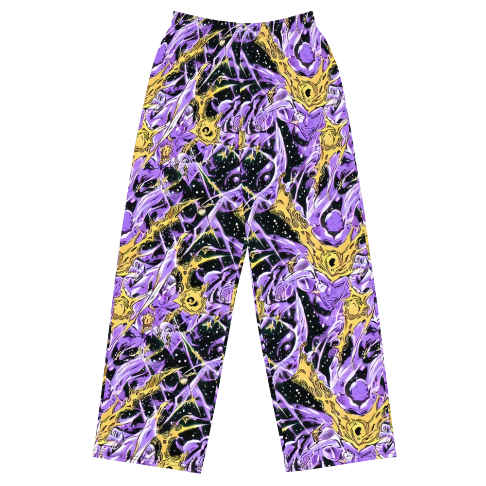 Violet Riot on Wide-Leg Pants — Front