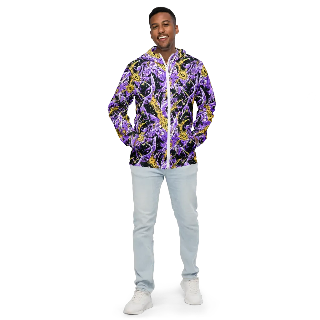 Violet Riot on Men's Windbreaker — Front