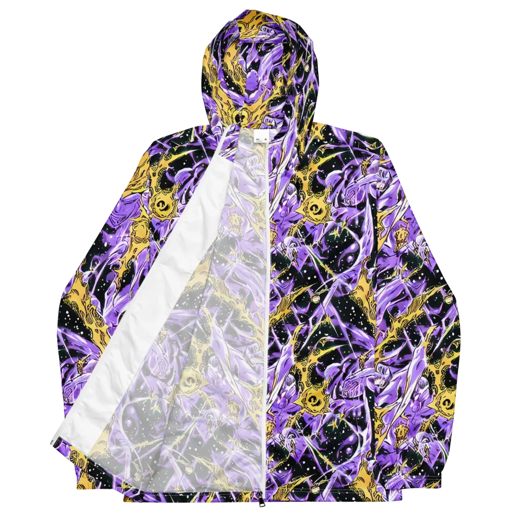 Violet Riot on Men's Windbreaker — Front