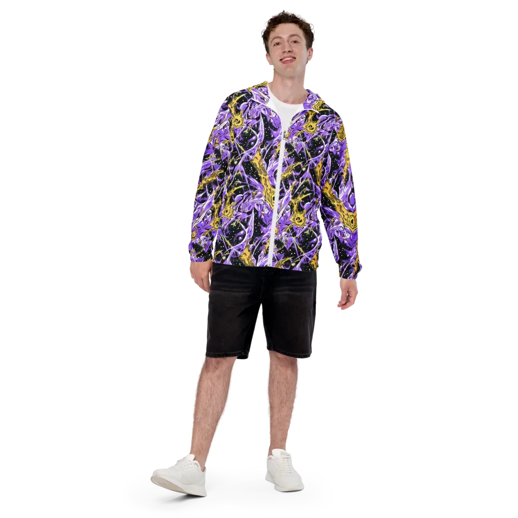 Violet Riot on Men's Windbreaker — Front