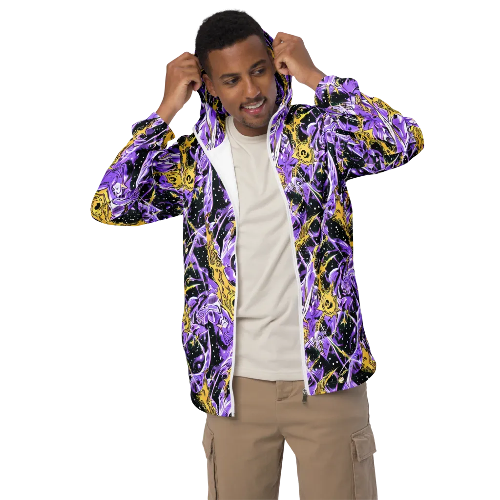 Violet Riot on Men's Windbreaker — Front
